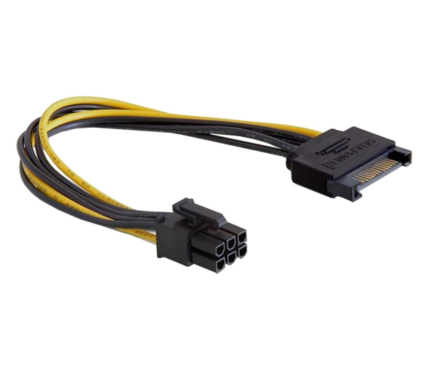 Delock Kabel SATA - PCI-E 6-PIN 21cm - 278578 - zdjęcie